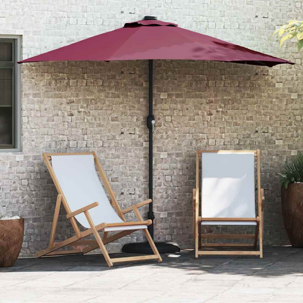 vidaXL Garten-Sonnenschirm Anthrazit 248 x 248 x 148 cm