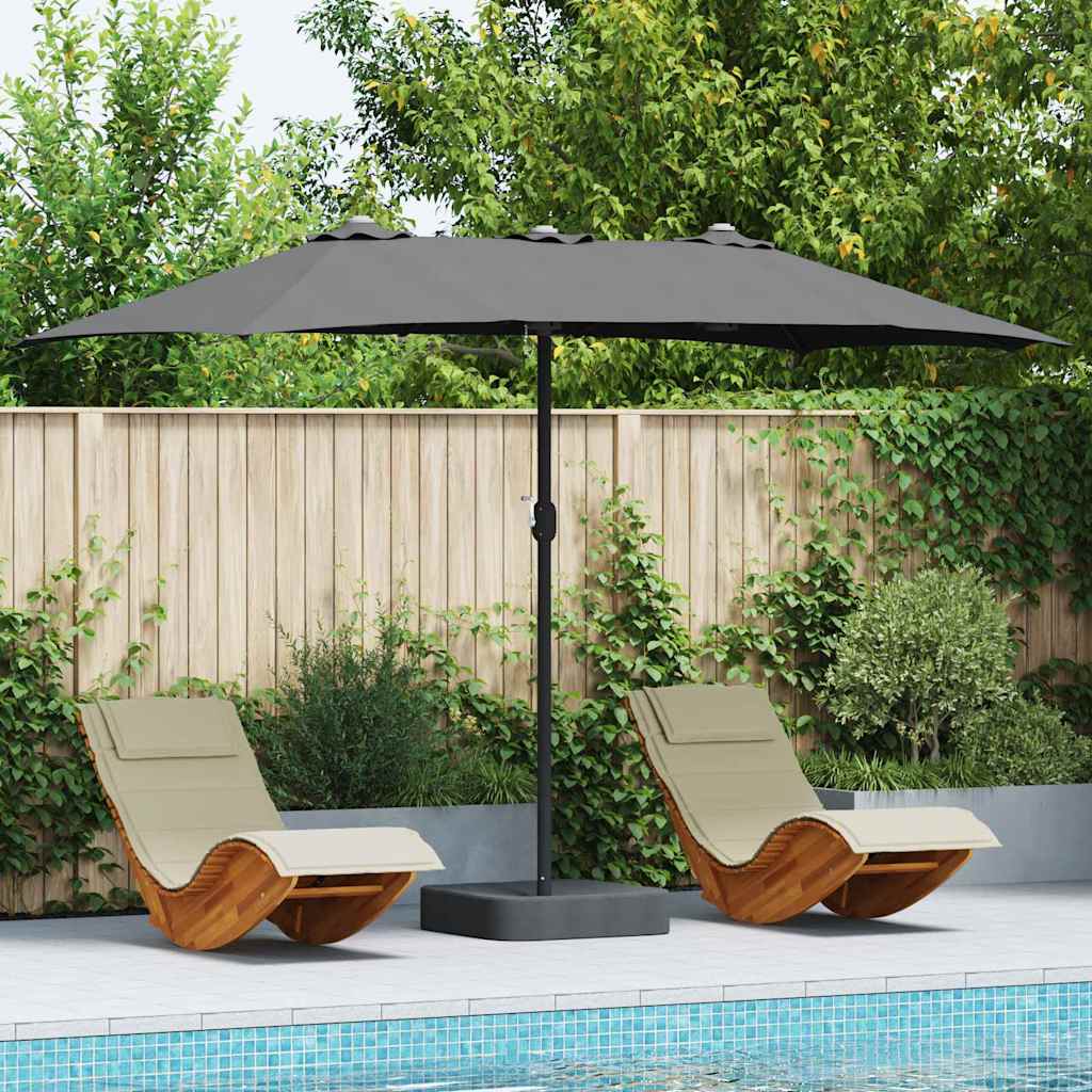 vidaXL Garten-Sonnenschirm Anthrazit 248 x 248 x 148 cm