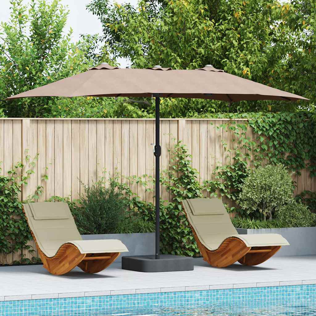 vidaXL Garten-Sonnenschirm Anthrazit 248 x 248 x 148 cm