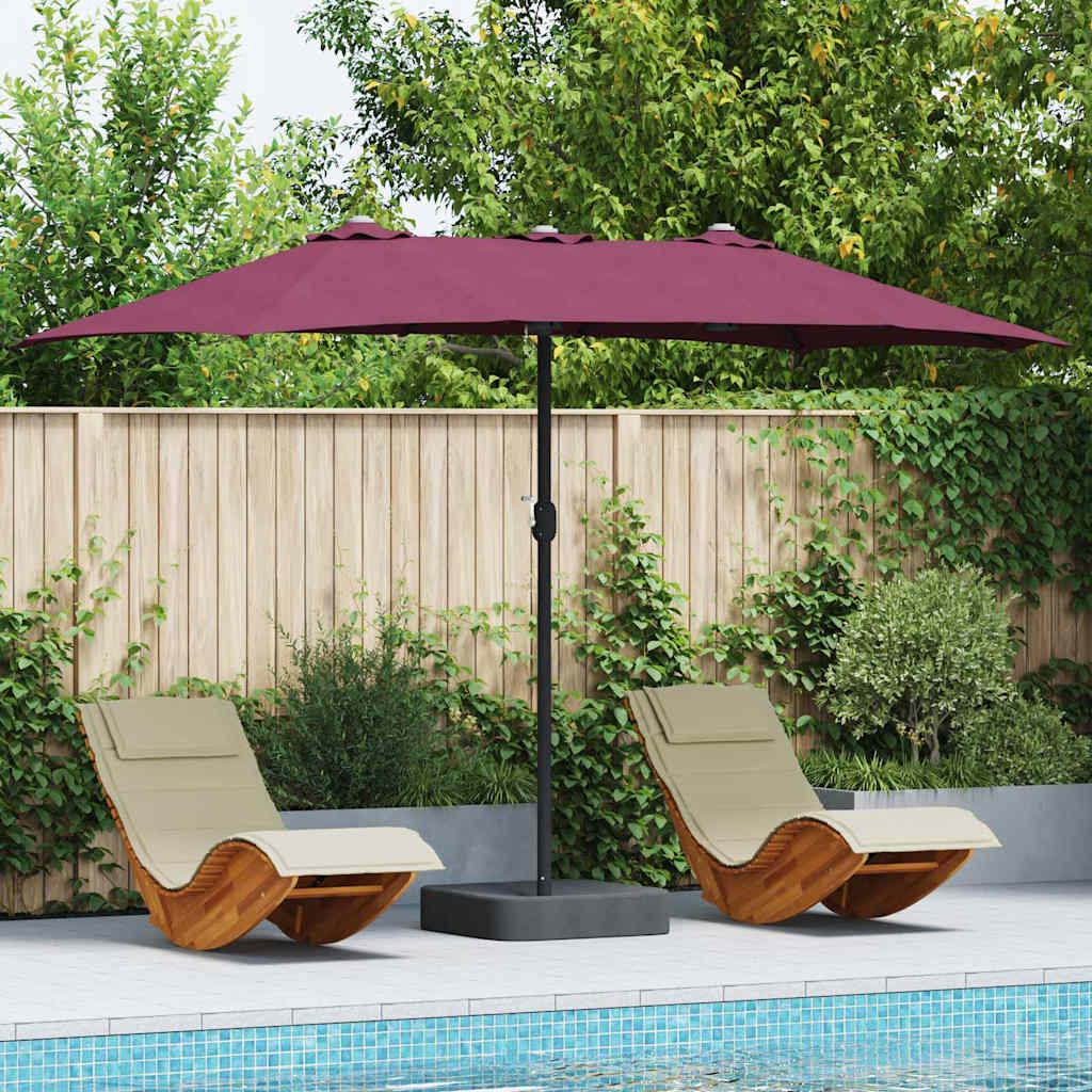 vidaXL Garten-Sonnenschirm Anthrazit 248 x 248 x 148 cm