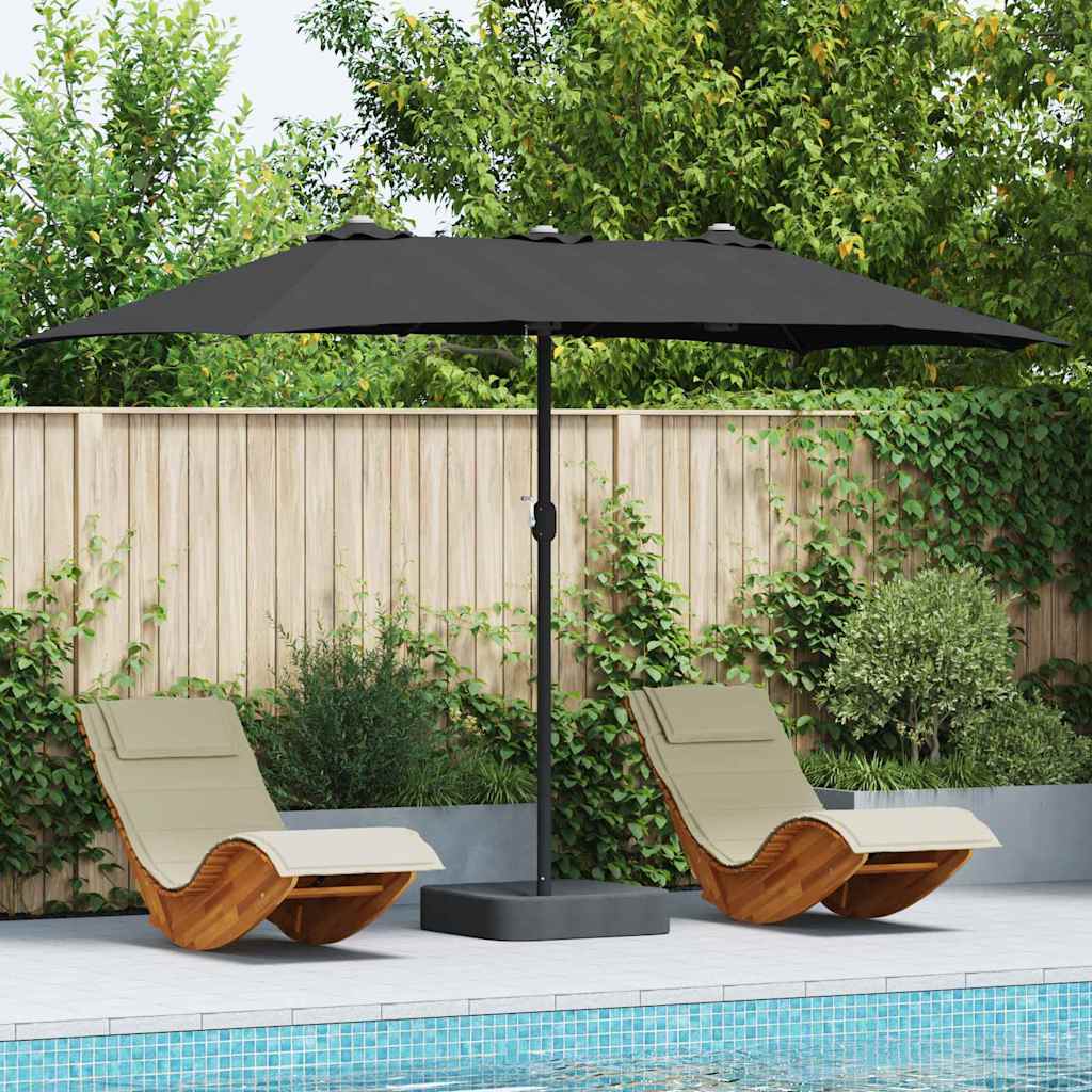vidaXL Garten-Sonnenschirm Anthrazit 248 x 248 x 148 cm