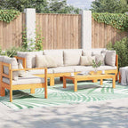 vidaXL Outdoor-Teppich Blatt ARAKIL Grün und Weiß 400 x 300 cm