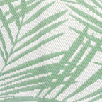 vidaXL Outdoor-Teppich Blatt ARAKIL Grün und Weiß 400 x 300 cm