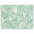 vidaXL Outdoor-Teppich Blatt ARAKIL Grün und Weiß 400 x 300 cm