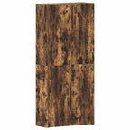 vidaXL Schuhschrank Mehrfarbig 80 x 35,5 x 180 cm Holzwerkstoff