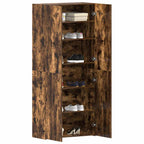 vidaXL Schuhschrank Mehrfarbig 80 x 35,5 x 180 cm Holzwerkstoff