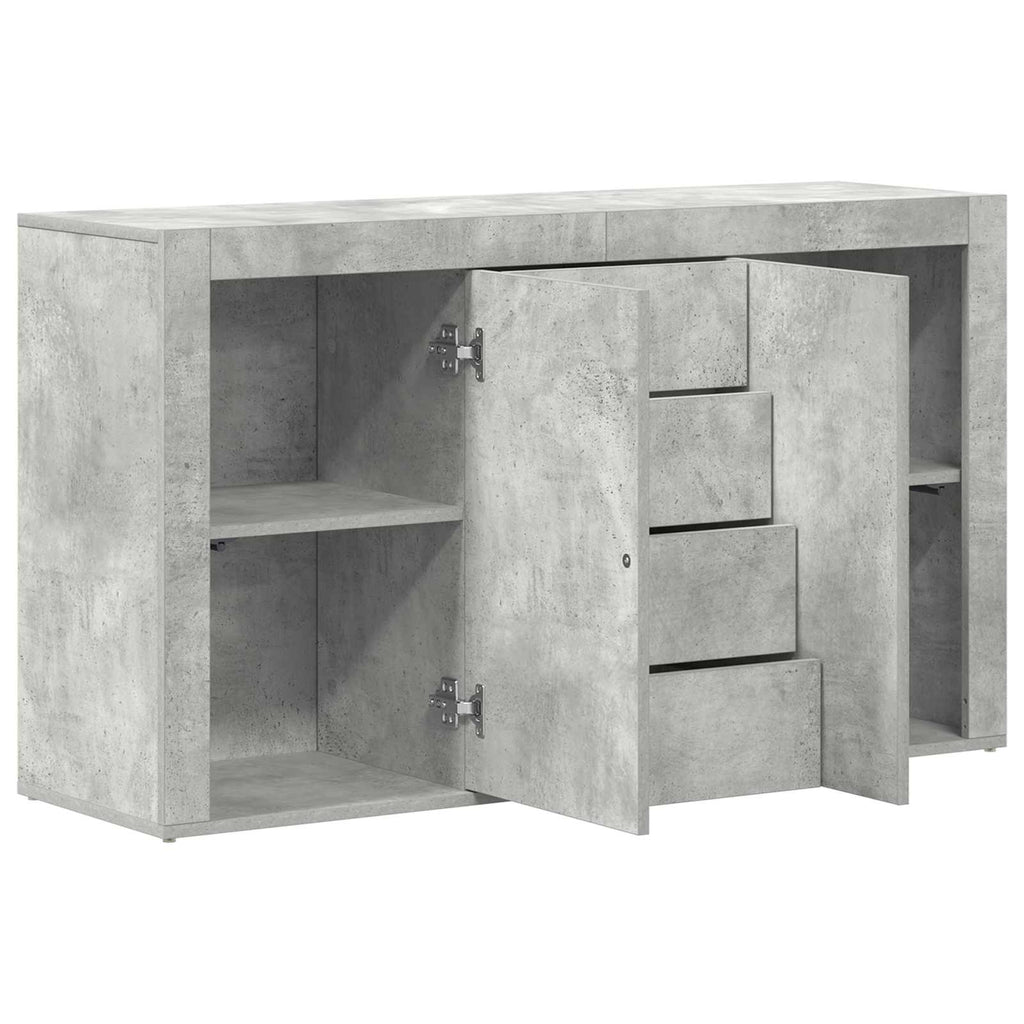 vidaXL Sideboard Beton Grau 120 x 36 x 69 cm Holzwerkstoff