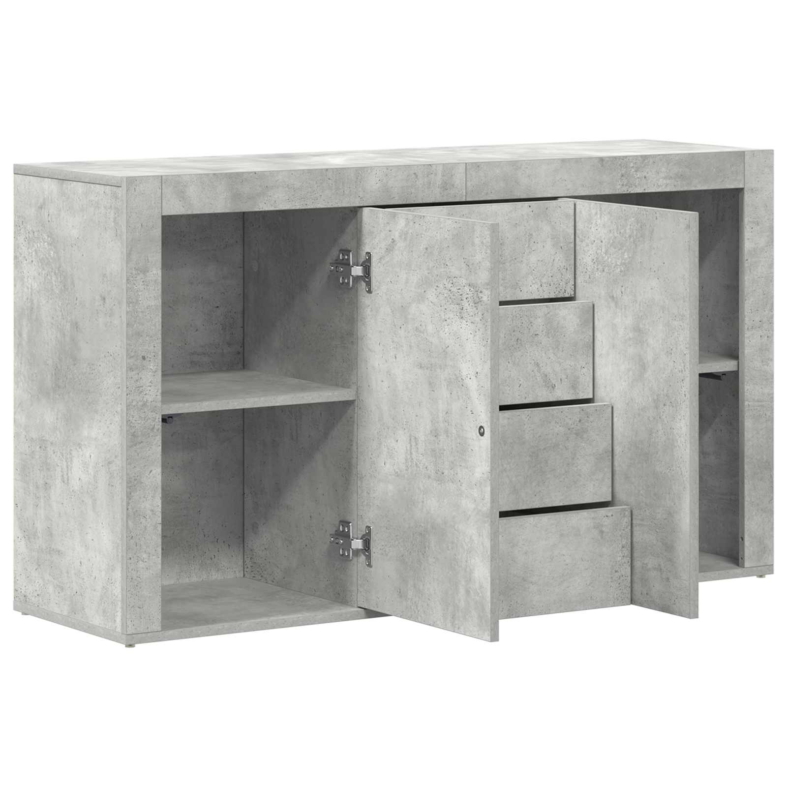 vidaXL Sideboard Beton Grau 120 x 36 x 69 cm Holzwerkstoff