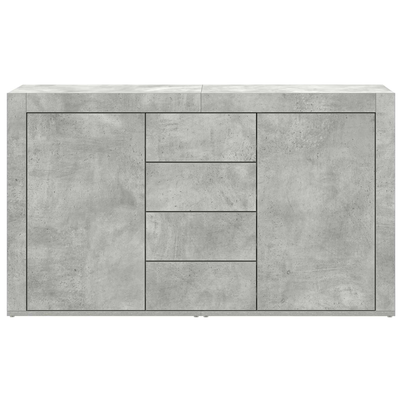 vidaXL Sideboard Beton Grau 120 x 36 x 69 cm Holzwerkstoff