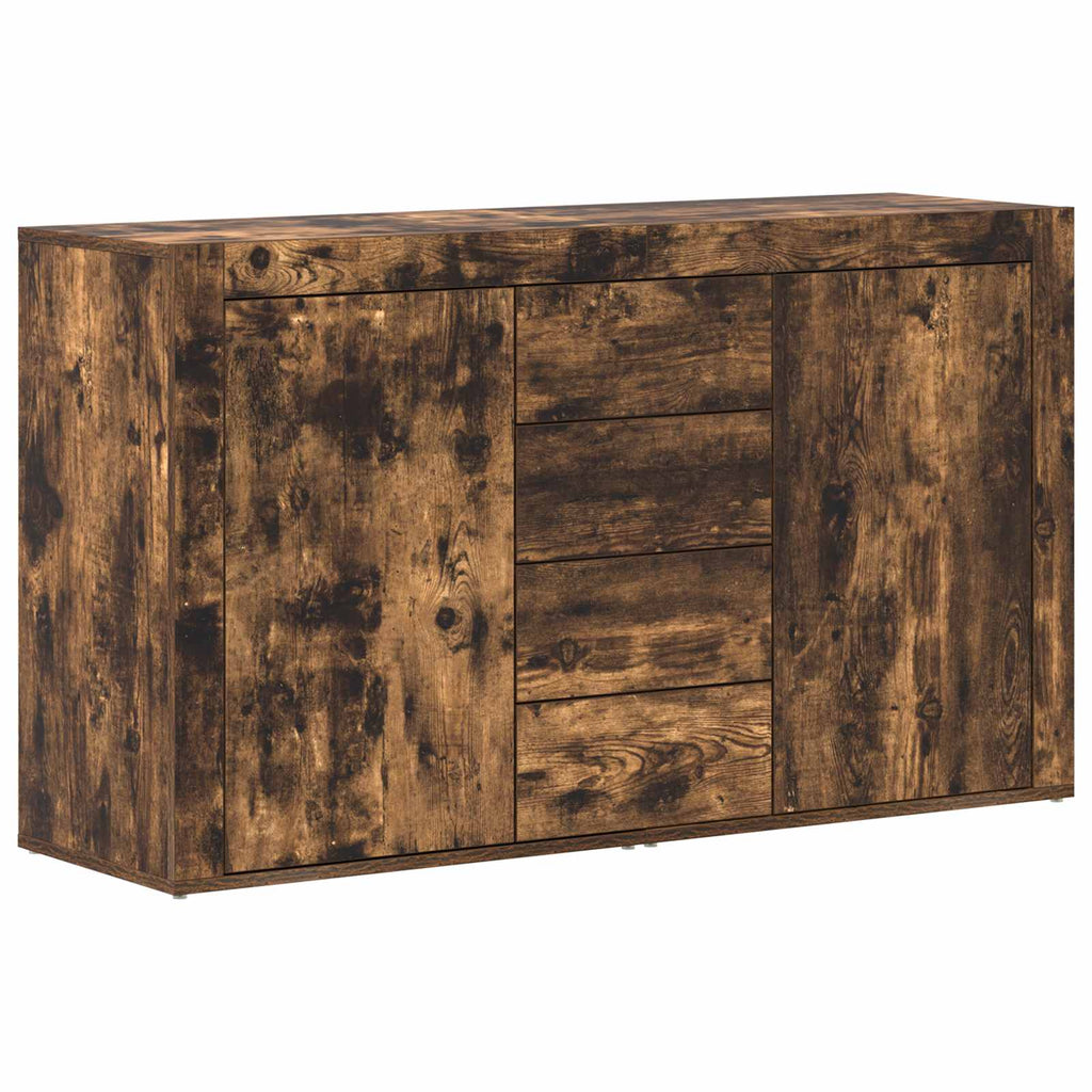 vidaXL Sideboard Geräucherte Eiche 120 x 36 x 69 cm Holzwerkstoff