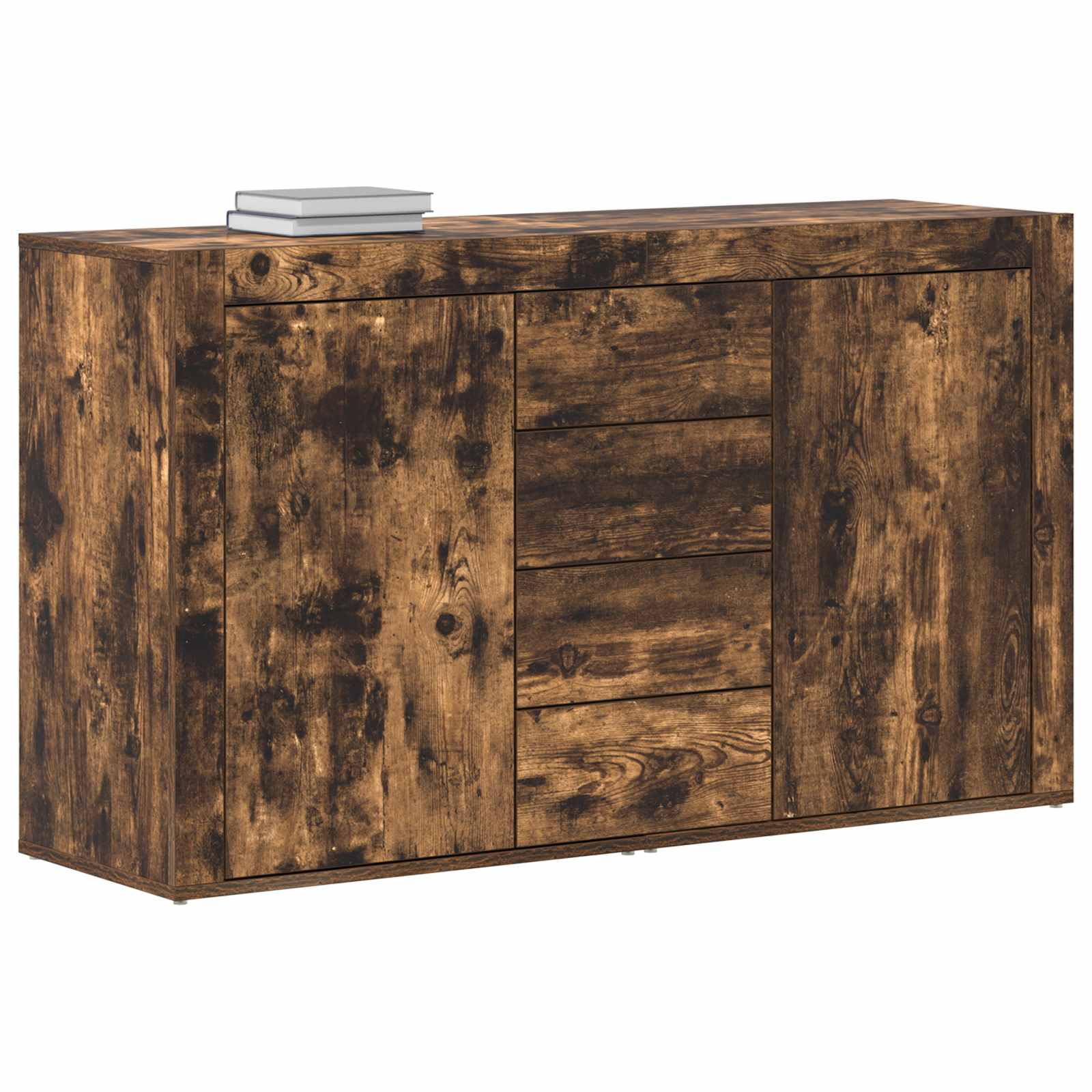 vidaXL Sideboard Geräucherte Eiche 120 x 36 x 69 cm Holzwerkstoff