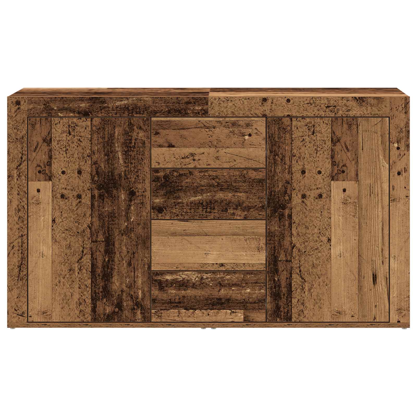 vidaXL Sideboard mit Schubladen Altholz 120 x 36 x 69 cm Holzwerkstoff