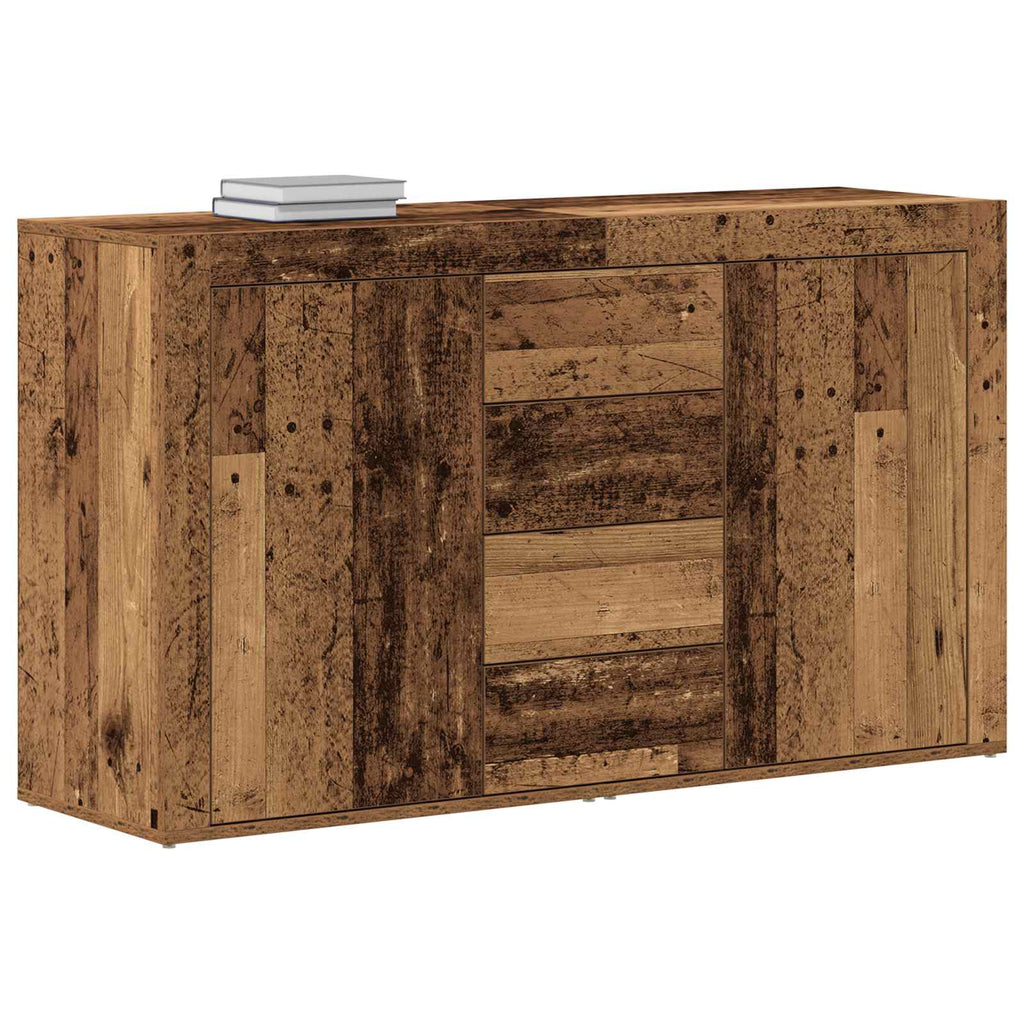 vidaXL Sideboard mit Schubladen Altholz 120 x 36 x 69 cm Holzwerkstoff