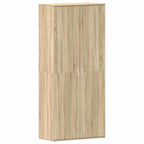 vidaXL Schuhschrank Sonoma-Eiche 80 x 39 x 178 cm Holzwerkstoff