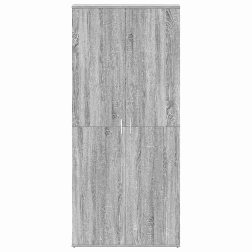 vidaXL Schuhschrank Graues Sonoma 80 x 39 x 178 cm Holzwerkstoff