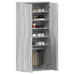 vidaXL Schuhschrank Graues Sonoma 80 x 39 x 178 cm Holzwerkstoff