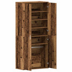 vidaXL Schuhschrank mit Regal Altholz 80 x 39 x 178 cm Holzwerkstoff
