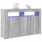 vidaXL Sideboard Graues Sonoma 116 x 30 x 75 cm Holzwerkstoff