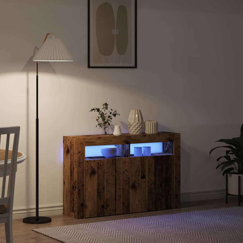 vidaXL Sideboard Altholz 116 x 30 x 75 cm Holzwerkstoff