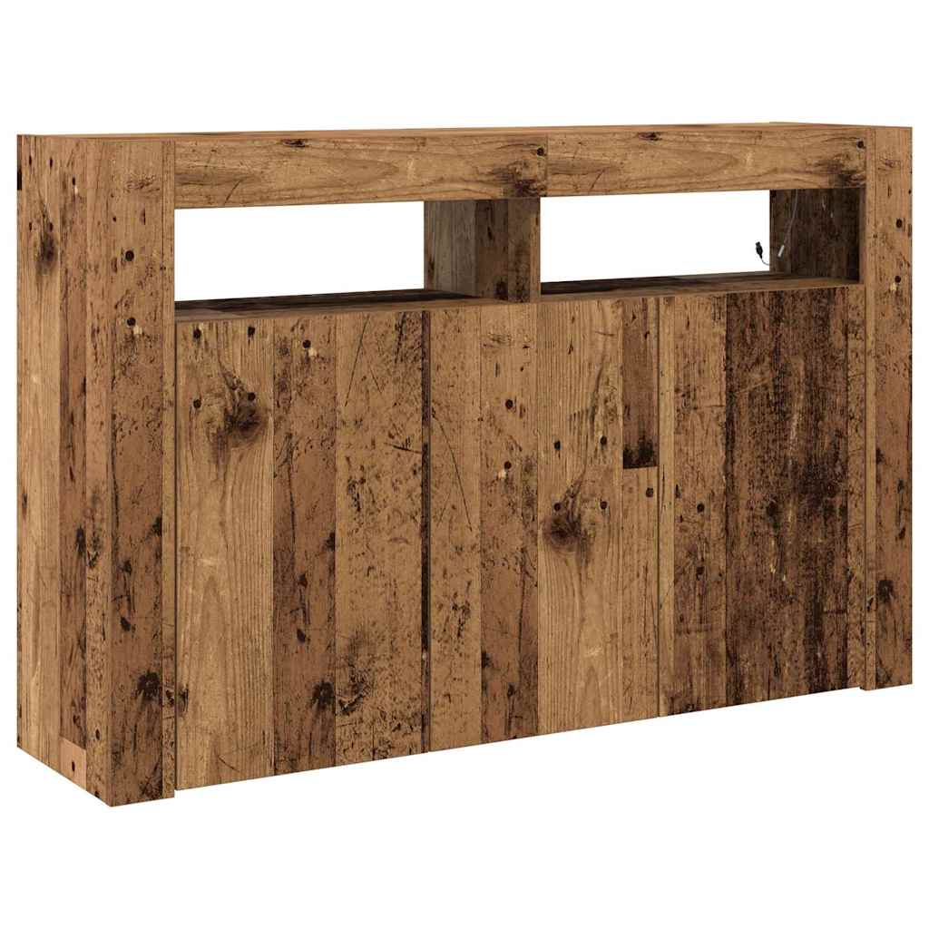 vidaXL Sideboard Altholz 116 x 30 x 75 cm Holzwerkstoff