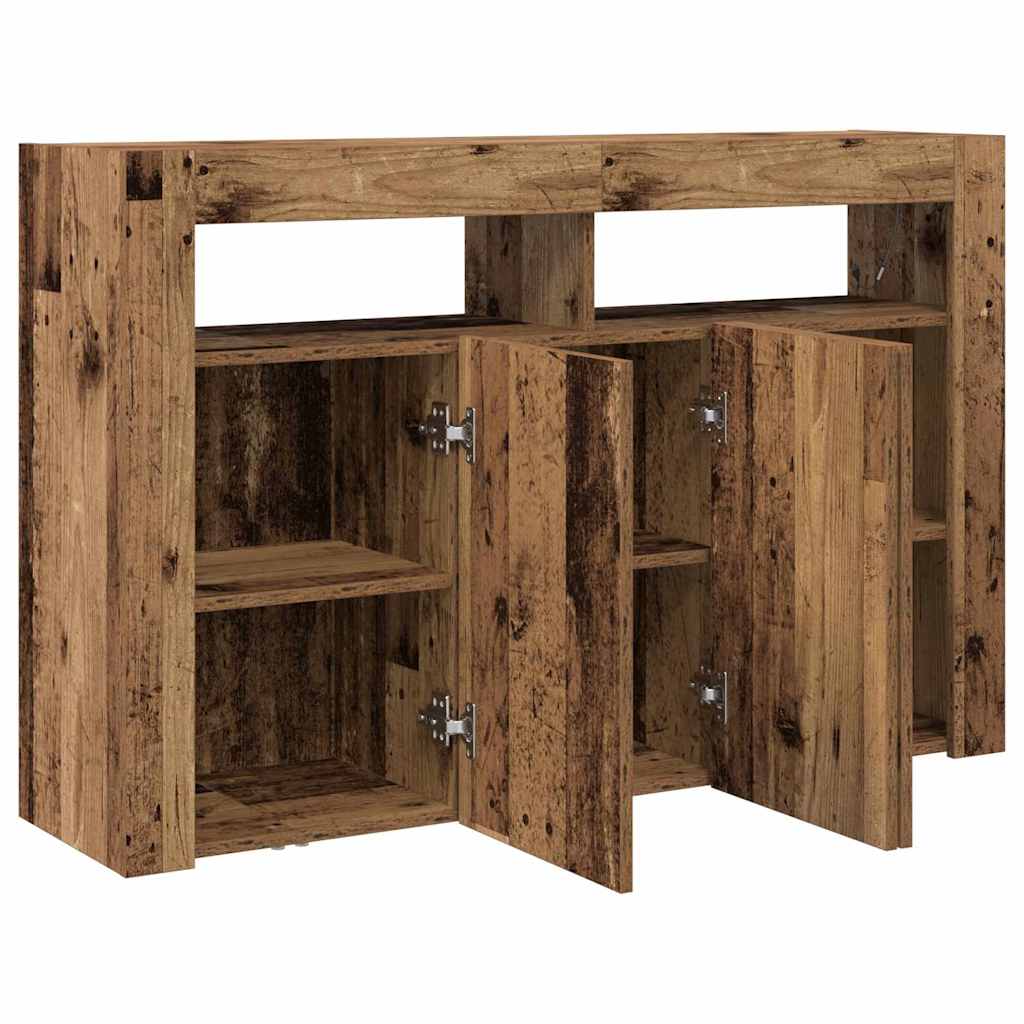 vidaXL Sideboard Altholz 116 x 30 x 75 cm Holzwerkstoff
