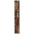 vidaXL Bücherregal Geräucherte Eiche 80 x 30 x 198 cm Holzwerkstoff