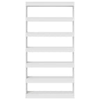 vidaXL Bücherregal Weiß 100 x 30 x 198 cm Holzwerkstoff
