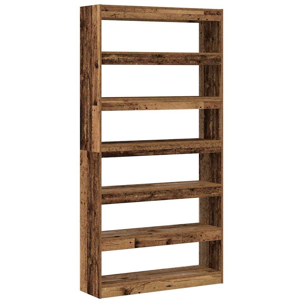 vidaXL Bücherregal Abfallholz 100 x 30 x 198 cm Holzwerkstoff