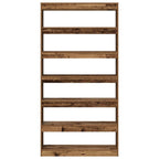 vidaXL Bücherregal Abfallholz 100 x 30 x 198 cm Holzwerkstoff