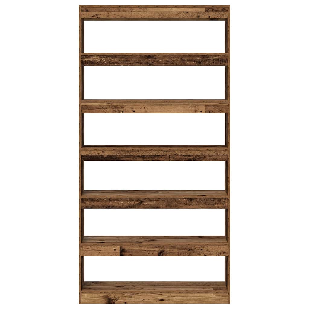 vidaXL Bücherregal Abfallholz 100 x 30 x 198 cm Holzwerkstoff
