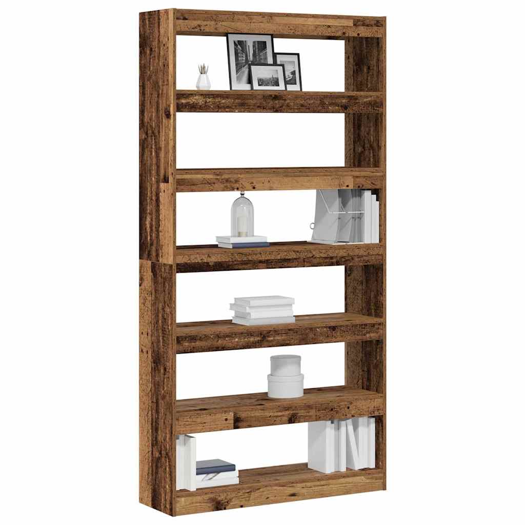 vidaXL Bücherregal Abfallholz 100 x 30 x 198 cm Holzwerkstoff