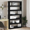 vidaXL Bücherregal Schwarze Eiche 100 x 30 x 198 cm Holzwerkstoff