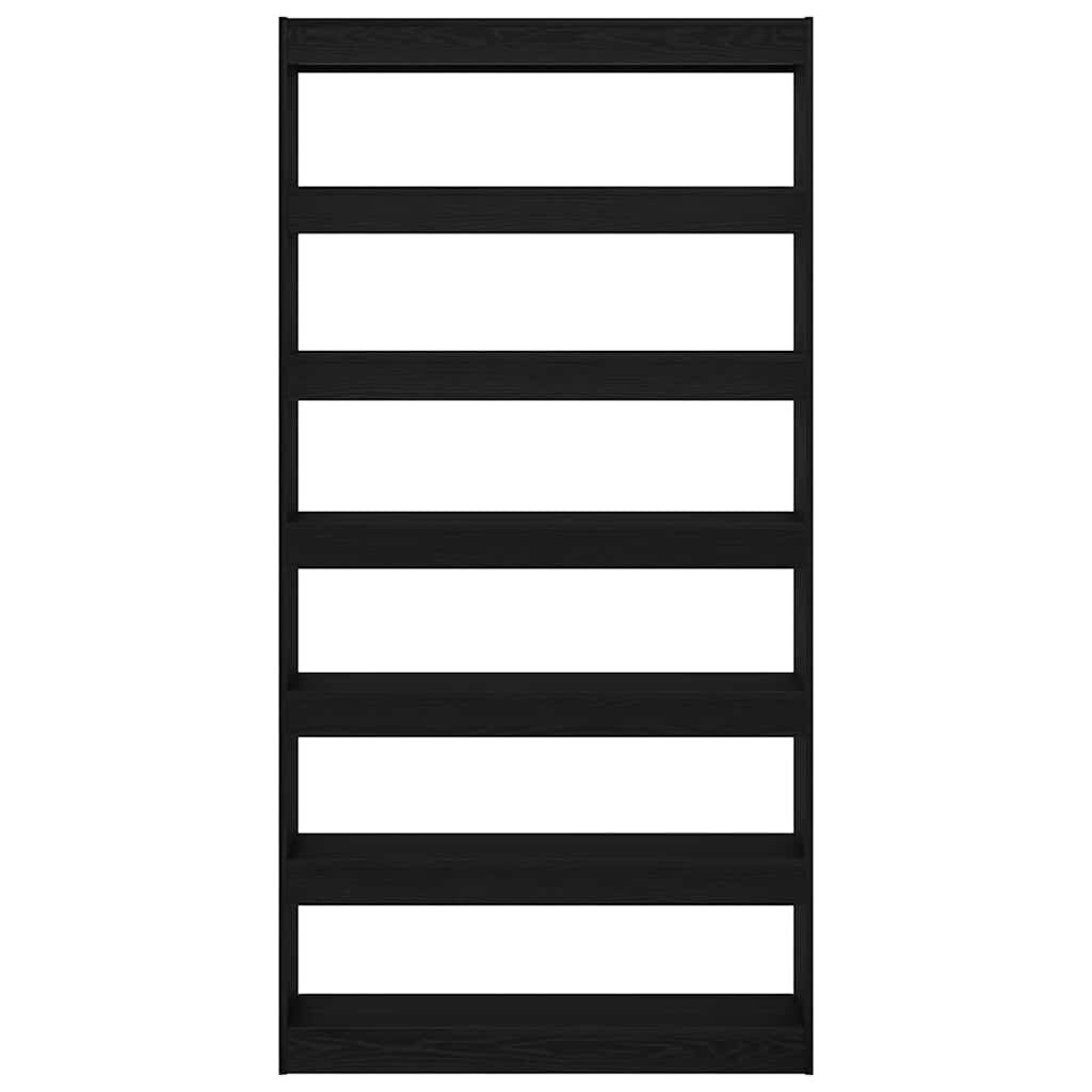 vidaXL Bücherregal Schwarze Eiche 100 x 30 x 198 cm Holzwerkstoff