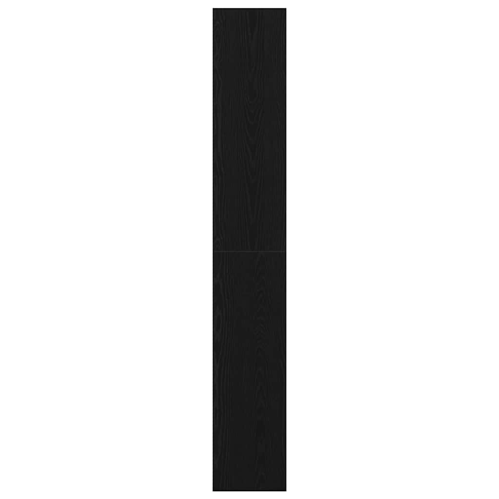 vidaXL Bücherregal Schwarze Eiche 100 x 30 x 198 cm Holzwerkstoff