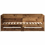 vidaXL Tagesbett mit Kopfteil Altholz 100 x 200 cm Holzwerkstoff