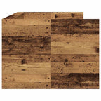 vidaXL Tagesbett mit Kopfteil Altholz 100 x 200 cm Holzwerkstoff