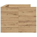 vidaXL Tagesbett mit Kopfteil Artisan-Eiche 100 x 200 cm Holzwerkstoff