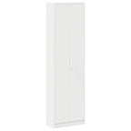 vidaXL Kleiderschrank mit Regal Weiß 55 x 25 x 189 cm Holzwerkstoff