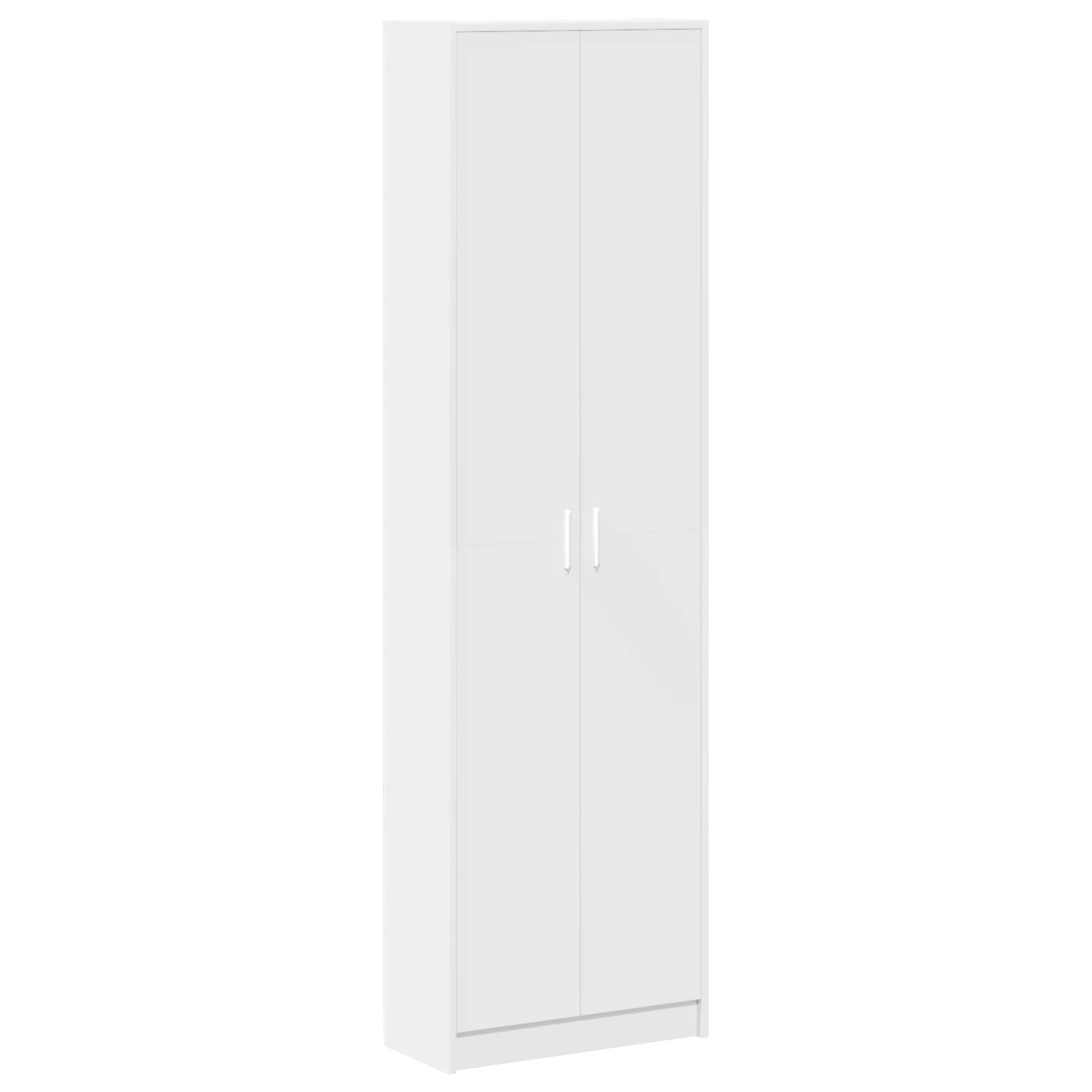 vidaXL Kleiderschrank mit Regal Weiß 55 x 25 x 189 cm Holzwerkstoff