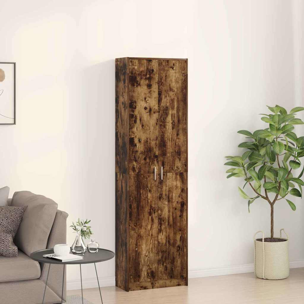 vidaXL Kleiderschrank Geräucherte Eiche 55 x 25 x 189 cm Holzwerkstoff