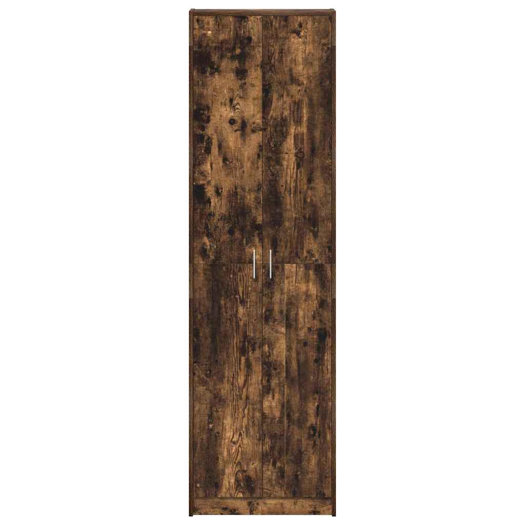 vidaXL Kleiderschrank Geräucherte Eiche 55 x 25 x 189 cm Holzwerkstoff