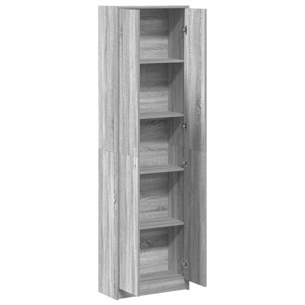 vidaXL Kleiderschrank Graues Sonoma 55 x 25 x 189 cm Holzwerkstoff