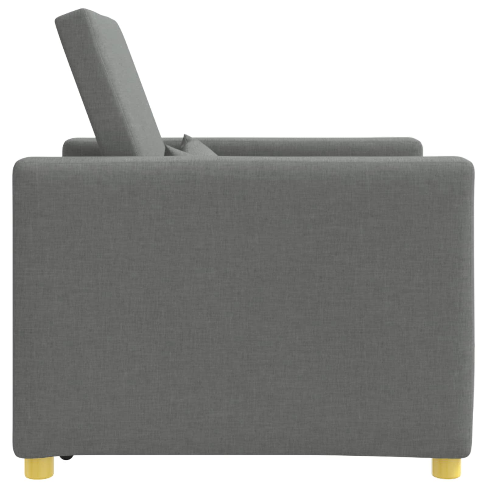 vidaXL Ausziehbare Schlafcouch Einzel Dunkelgrau 90 x 165 x 87 cm