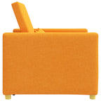 vidaXL Ausziehbare Schlafcouch Einzel Dunkelgelb 90 x 165 x 87 cm