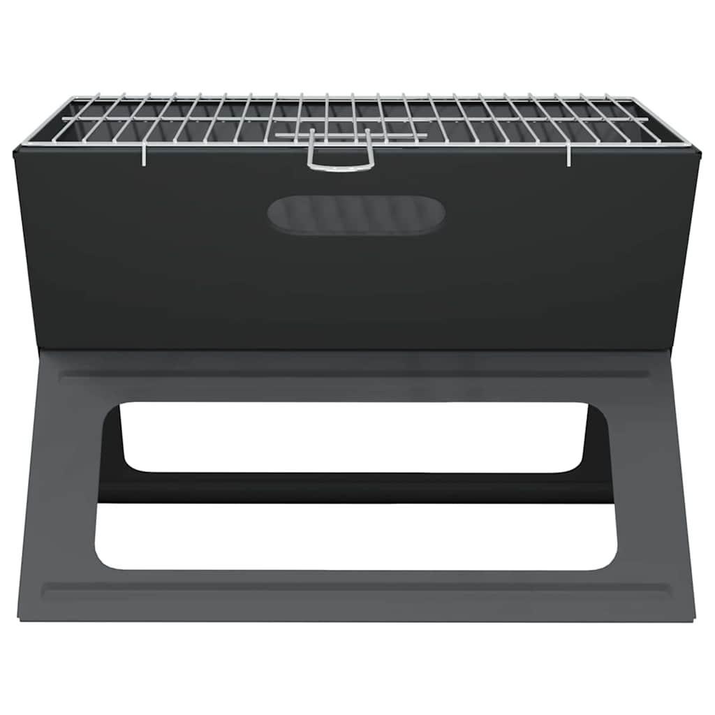 vidaXL Outdoor Grill Schwarz 46 x 31 x 31 cm Stahl