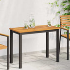 vidaXL Tischplatte Öl-Natur 80 x 40 x 2 cm Massivholz Akazie