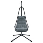 vidaXL Hängendes Ei-Stuhl Anthrazit 94 x 107 x 196,5 cm Stahl