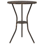 vidaXL Garten Bistro Set 3 pcs Bronze Aluminium