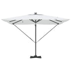 vidaXL Sonnenschirm Sand 286 x 284 x 270 cm Aluminium und Polyester