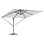 vidaXL Sonnenschirm Sand 286 x 284 x 270 cm Aluminium und Polyester